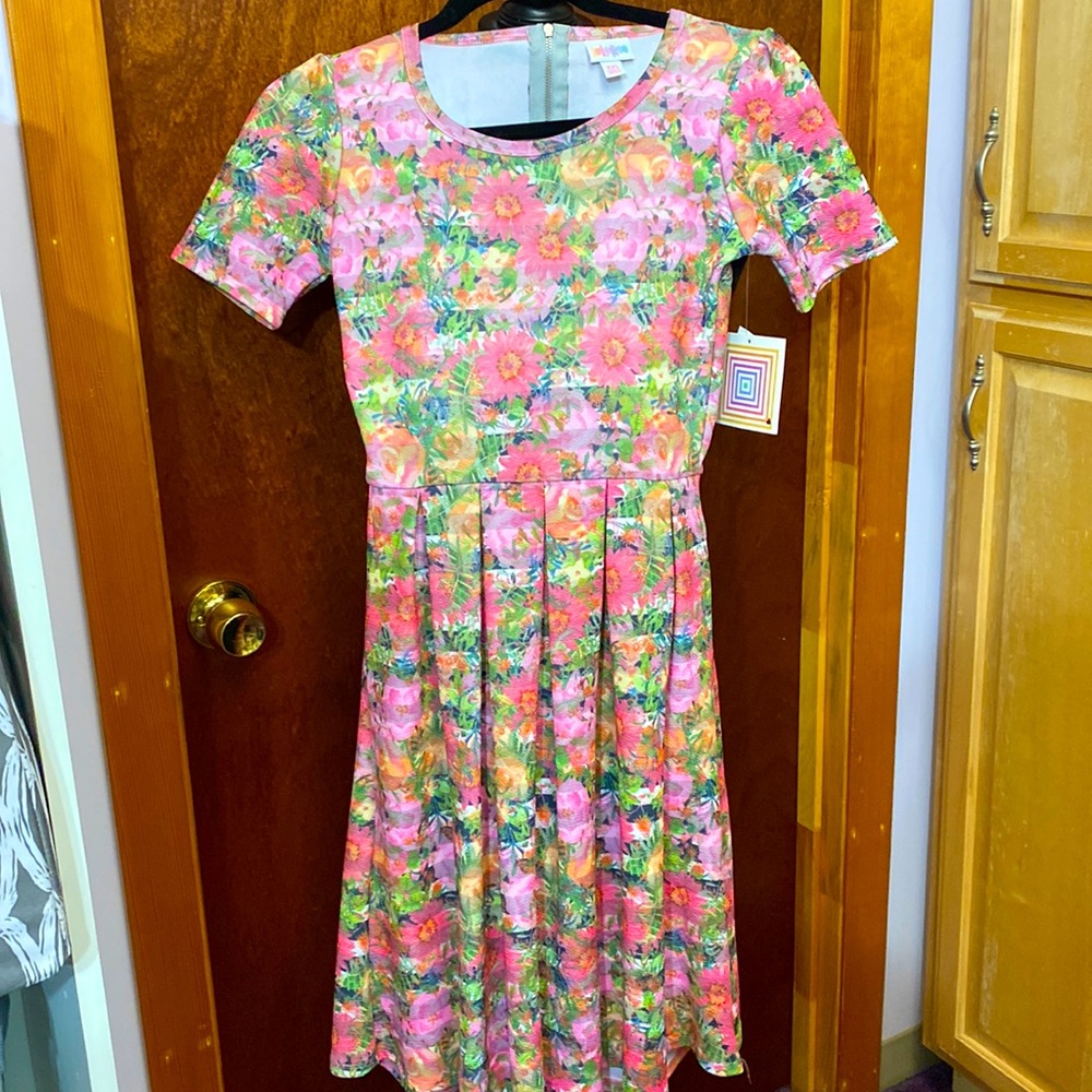 LuLaRoe Amelia Dress with pockets XXS